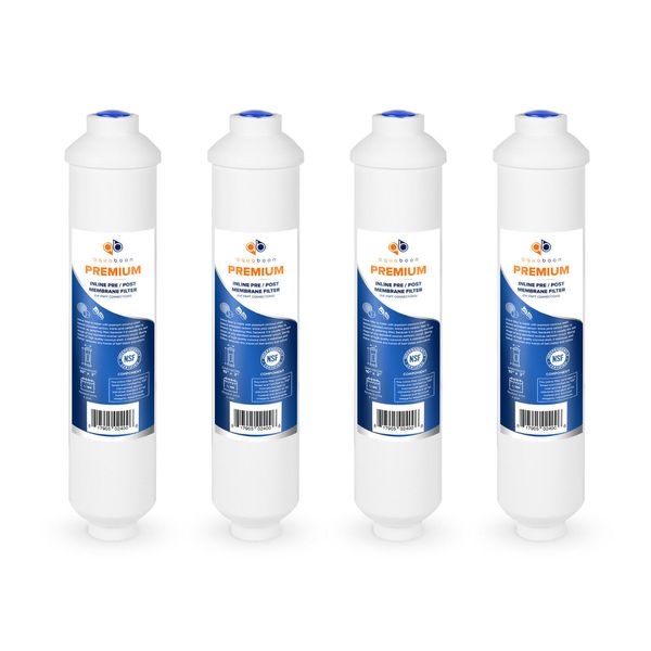 4PK Premium Aquaboon T33Inline Post/Carbon Polishing Water Filter Cartridge Jaco