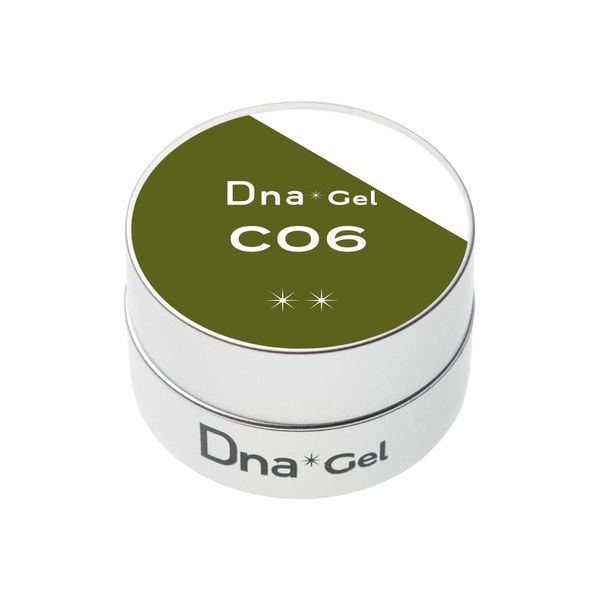 Dna Gel Color Gel C06 0.1 oz (2.5 g), Olive, UV/LED Compatible