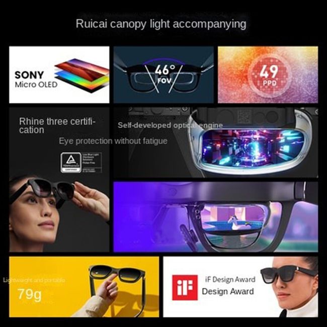 XREAL Nreal Air 2 Pro Smart AR Glasses HD 130 Inches Space Giant