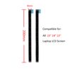 A Plus Screen Screen Adhesive Tape, 190 x 8 mm, Pack of 2, for 15 Inches, 14 Inches, 13 Inches, Laptop LCD Panel