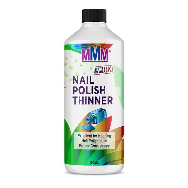 Nail Polish THINNER Gel Nail Varnish Thinner Thin and Revive old Favorite polish (100ML)