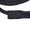 SGT KNOTS Solid Braid Polypropylene Dock Lines - All Purpose Marine Docking Ropes for Boat/Boats (1/2" x 15ft, 2 Pack - Black)