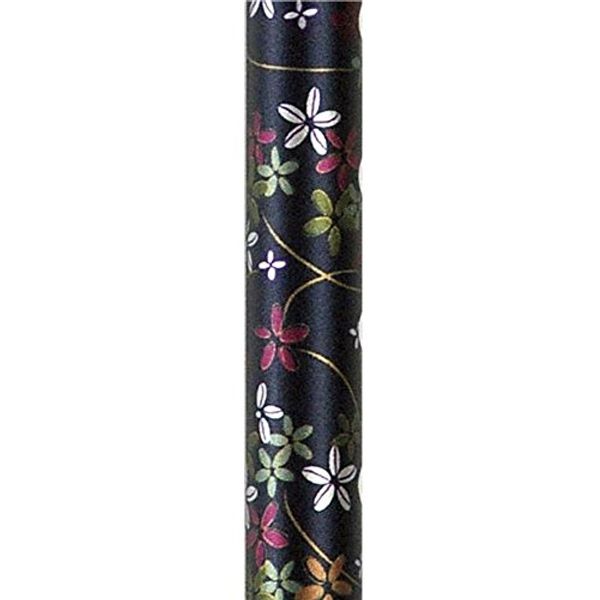 Shima Seisakusho Walking Stick (Extendable) Elastic Thin Neck Stick Floral Navy Blue 67-FD4 Household Supplies Interior Miscellaneous Goods Everyday Goods Stick [Parallel Import]