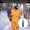 10 Pcs Zipper Pulls,Removable Wear-Resistant Zipper Pull Replacement,Strong and Durable Replacement Zipper Pulls,Zipper Head Replacement,Suitable for Wallets,Clothes,Jeans,Suitcases,Luggage