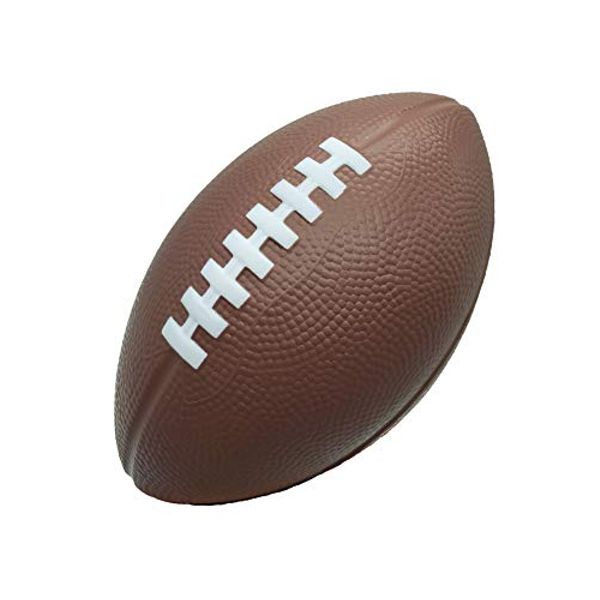 LMC Products Foam Football - 7" Easy Grip Small Football for Kids - Kids Football Youth Size - Quality Soft Foam Toddler Footballs (Brown)