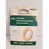GATEWAY 2 PC COVER PLATES BRASS FINISH 3 1/2" DIAMETER NEW