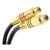 1ft. 5-Pin Din Plug to 2 RCA Gold Jacks Cable for B&O