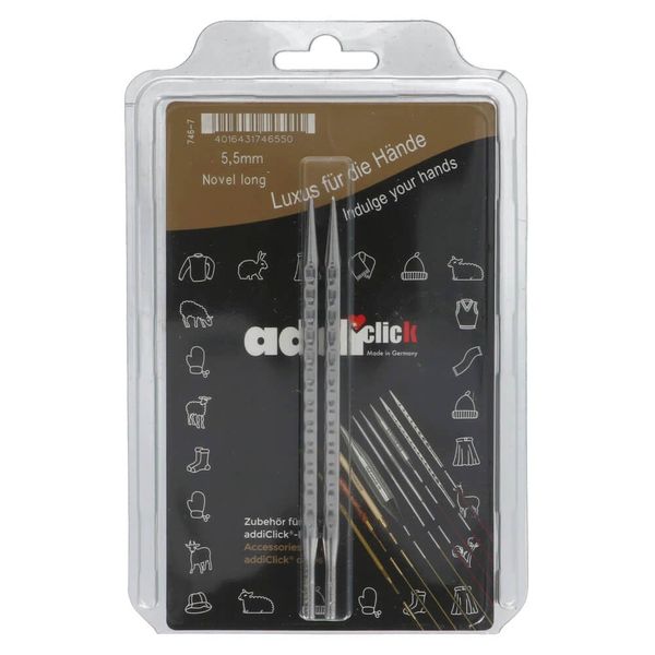 Addi Click Novel Long Interchangeable Needle Tips 5.50mm - 1 Piece
