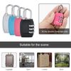 4PCS Luggage Locks, 3 Digit Combination Padlock Digit Security Padlock Resettable Code Locks Suitcase Combination Locks Outdoor Waterproof Coded Padlock Small Number Lock Padlock for Gym Locker Zip
