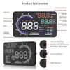 Auto Car HUD Head Up Display - BW A8 Multi-function Car HUD Vehicle-Mounted Head Up Display OBD II EOBD System Model Display