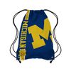 FOCO Michigan Wolverines NCAA Big Logo Drawstring Backpack