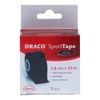Dracotape Bandage 3.8 cm x 10 m Black Pack of 1