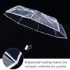 VALICLUD Folding Umbrella Automatic Transparent Umbrella Auto Open Foldable Umbrella Clear