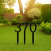Free Standing Individual Lawn Stake House Numbers