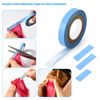 EHDIS Hair Extension Tapes with Plastic Scraper, Double Sided Hair Tape for Hair Extensions Lace Wig Hairpiece Toupee Hair Weft, 10mm x 3yards