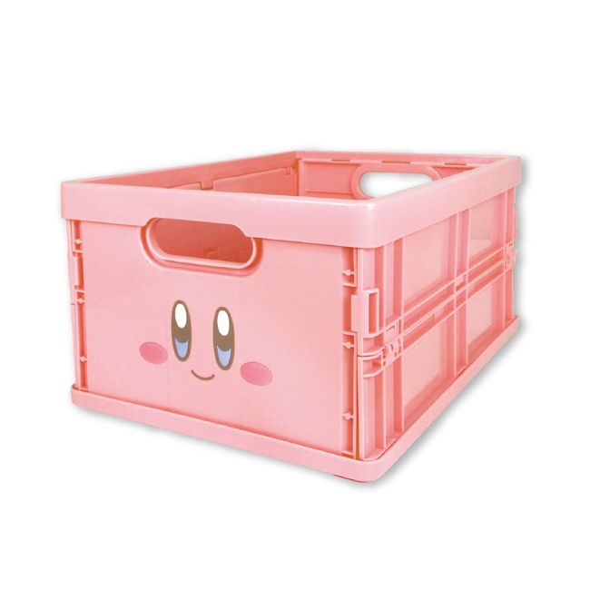 Tees Factory Kirby HK-5542510KF Character Container Kirby Face H5.6 x W8.3 x Depth 11.8 inches (14.2 x 21.2 x 30 cm)