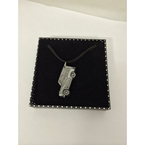 Austin A35 Van 3D PENDENT ON A BLACK CORD Necklace Handmade 41CM & Adjustable ref8