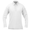 Propper I.C.E Men's Long Sleeve Performance Polo Shirt, White, Medium