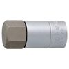 Unior Tool's Hexagonal Screwdriver Socket 1/2" 4, Silver