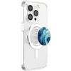 Blue Ice Agate Stone Gemologist Chalcedony Gemstone PopSockets PopGrip for MagSafe