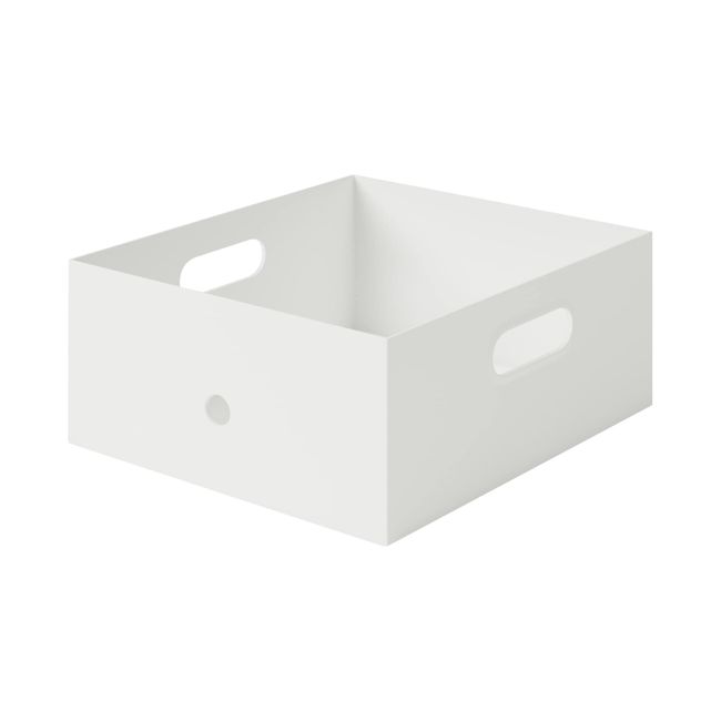 MUJI 44902882 Polypropylene File Box Standard 1/2 White Gray