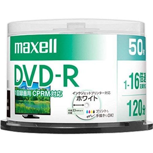 Maxell Recording for DVD – R Standard 16 X Speed 120 Min CPRM purintaburuhowaito 50 Pieces Spindle Case drd120pwe. 50SP