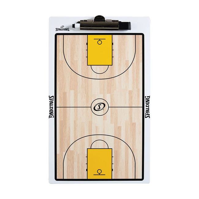 Spalding 8393SPCN Basketball Coaching Board, Basketball, White