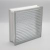 Basic Glass Block Crossed Clear 24 x 24 x 8 cm Set of 4