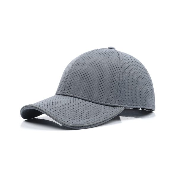 Zylioo M-L Running Sport Kappe Basecap Großer Kopf Outdoor Mesh Atmungsaktiv Baseballkappe Walking Cappy Baseball Cap