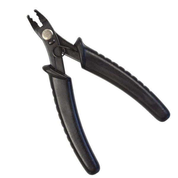 Multi-Functional Hair Pliers Bead Crimping Pliers for Beading Micro Nano Ring Hair Extensions Opener and Removal Tool