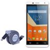 BoxWave Cable Compatible with Gigabyte Essence - miniSync, Retractable, Portable Sync Cable