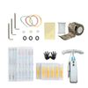 US Stock Tattoo Beginner Kit Wrap Coil Gun Machine Grip Needle Tip Power Supply