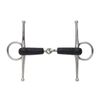 Shires Rubber Mouth Full Cheek Snaffle 4.5" Steel