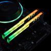 EZDIY-FAB RGB RAM Cooling Memory Heatsink Addressable with RGB LED Function (Desktop Overclocking PC Memory)-Black 1 Set