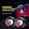 3" LED Dynamic Devil Eyes Light 33 Modes 12V Remote Control Headlight Retrofit