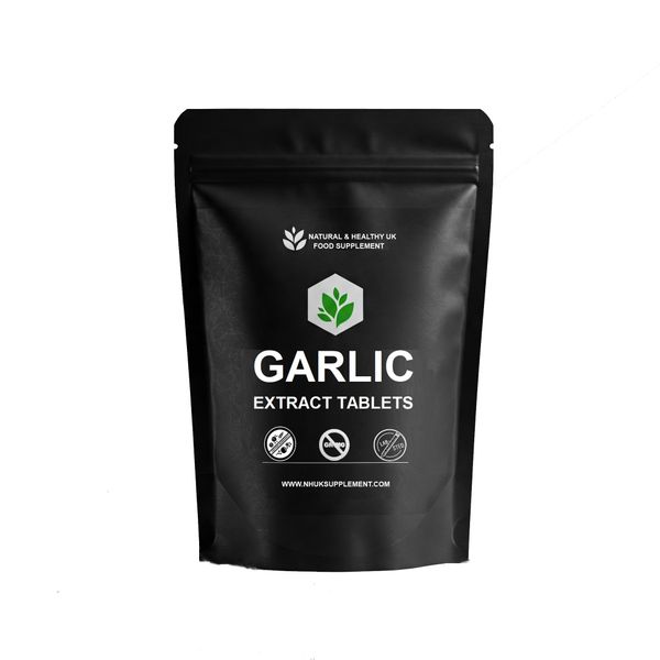 Garlic Extract Tablets, 120 Tablets, 100:1 Concentrated Formula 100mg per Tablet (Letterbox Friendly)