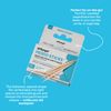 DrTung's Double-sided Perio Sticks THIN, Remove Plaque, Interdental, Fit Between Teeth, Nordic Birch 100 count, 6 Pack