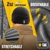 M-Tac Tactical Beanie Fleece Watch Cap - Winter Hat Elite - Patch Panel (Black, M)