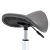 Hydraulic Adjustable Rolling Massage Salon Stool Spa Saddle Chair, Gray