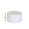 Oasis Supply Dummy Round Cake, 4" x 2", White