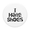 I Hate Shoes Barefoot Runner No Socks Day Running PopSockets mit austauschbarem PopGrip