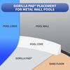 Splash Net Express Gorilla Floor Padding for 18ft x 33ft Oval Above Ground Swimming Pools