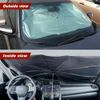 52" Car Windshield Sun Shade Foldable Umbrella Front Window Cover Visor Umbrella
