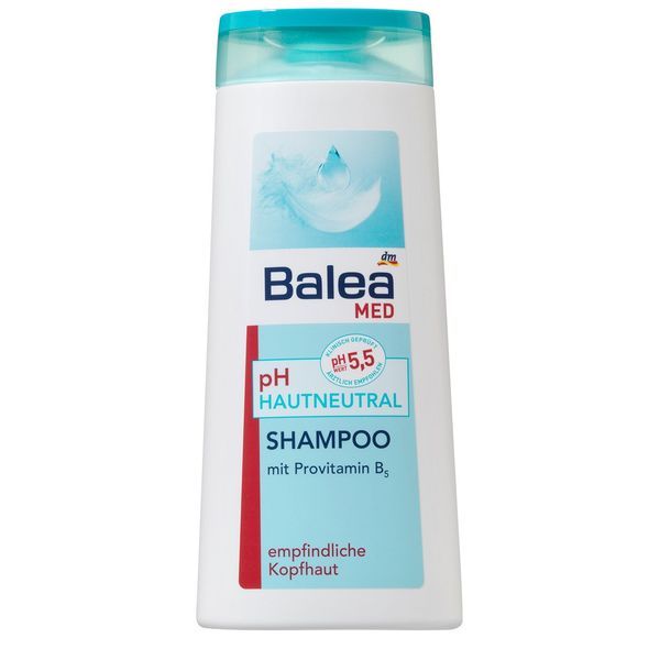 Balea Med pH Neutral Shampoo Pack of 4 (4 x 300 ml)