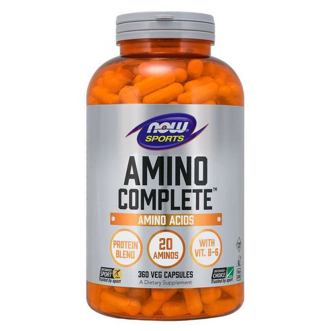 NOW Foods Amino Complete, 360 Veg Capsules - Protein Building Blocks