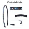 Nenjindz Skinny Headbands Thin Leather Covered Hairbands,Bohemian Plastic Hair Hoops Solid Simple Headbands for Women Girls(7 PCS)