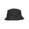Flexfit Denim Bucket Hat Anglerhut, black/grey, one size