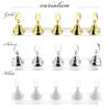 irogel Nail Parts Crystal Tip Stand Gold 5pcs