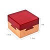 Zernnis Wooden Magic Puzzle Brain Teaser Lock Box for Intelligence Games