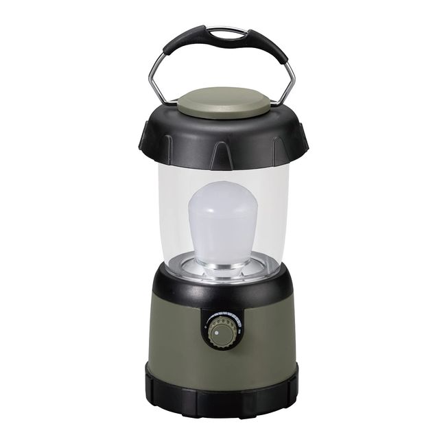 BUNDOK BD-252KA LED Lantern, Khaki, Outdoor Lighting, 10 Hours of Continuous Lighting